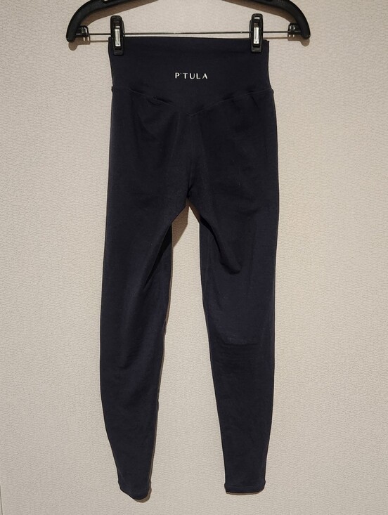 P'tula Pants - P'tula Sculpt Leggings Size Small Heathered Blue